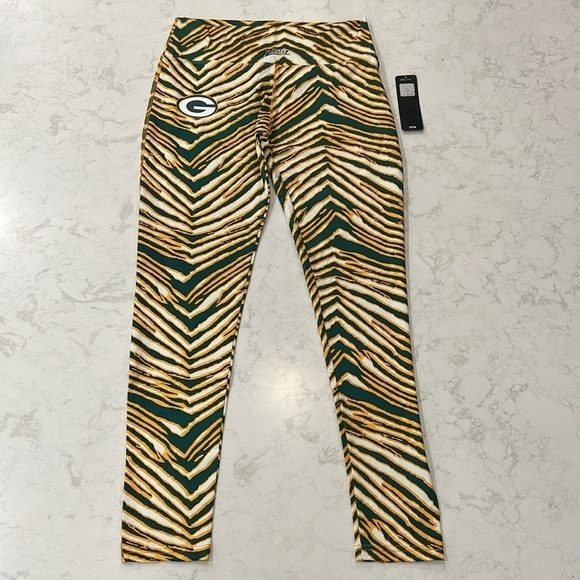 Zubaz Women's Green Bay Packers Leggings Medium NWT - Picture 13 of 15